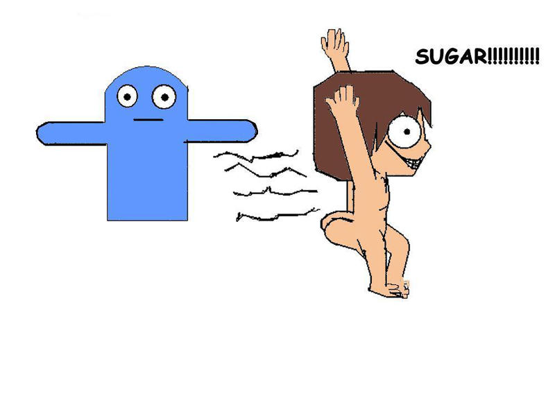Shocked Bloo&Sugar High Naked Mac by YukinaObbsessionist
