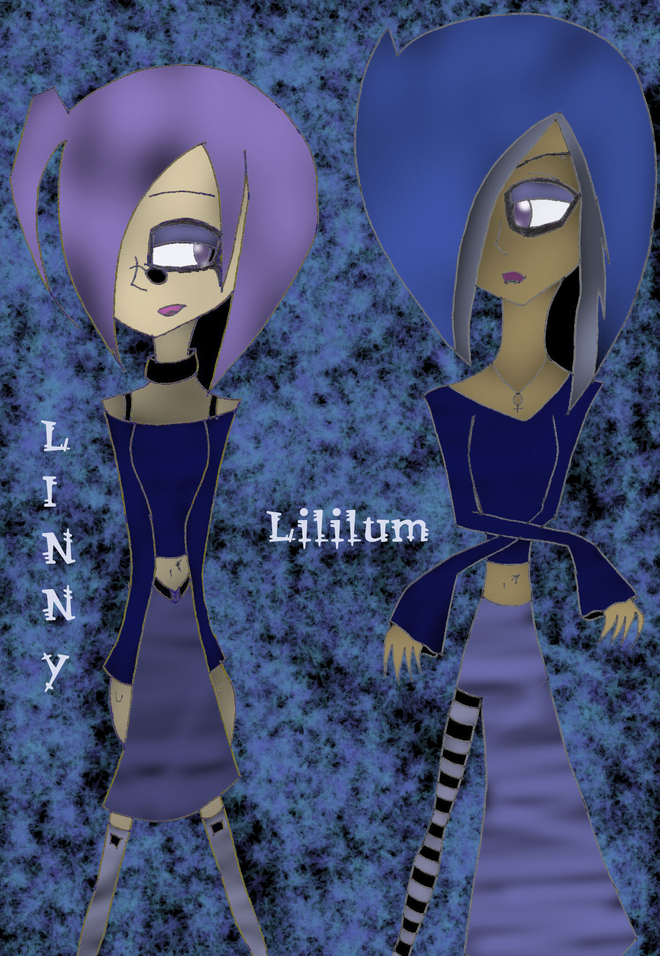 Linny and Lililum by Yula