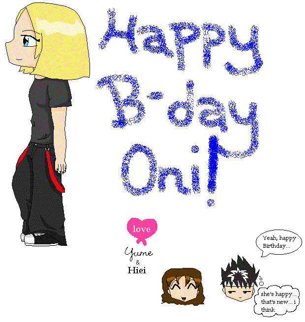 Happy Birthday Oni-Maru! by Yume