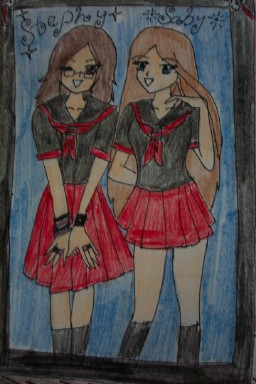 school girls saby and myself by Yume_innocent_child