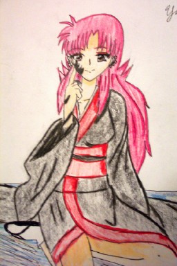 Yami-chan in a kimono (spelling?) by Yume_innocent_child