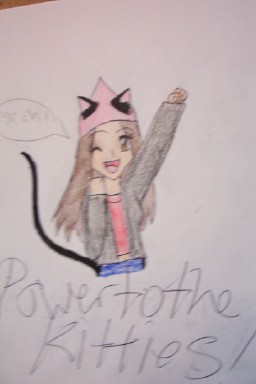 power to the kitties! by Yume_innocent_child