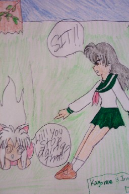 Kagome and Inuyasha by Yume_innocent_child