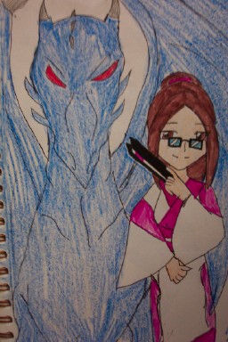girl with her dragon =D by Yume_innocent_child
