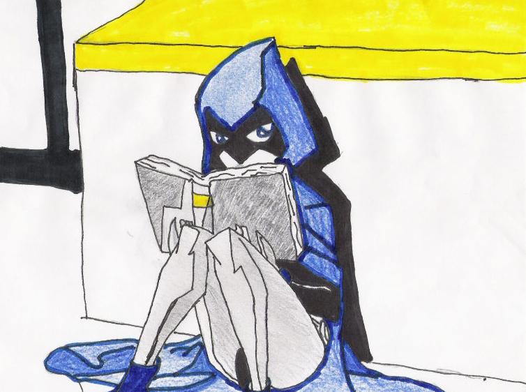 raven and book by YumiIshiyama