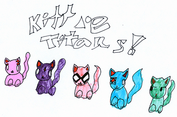 Kittie Titans! Look it really cute! by Yumi_girl123