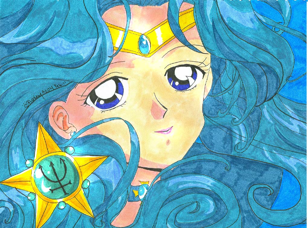 Neptune Goddess by YuniNaoki