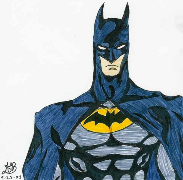 Batman Portrait by YuriLuvHer