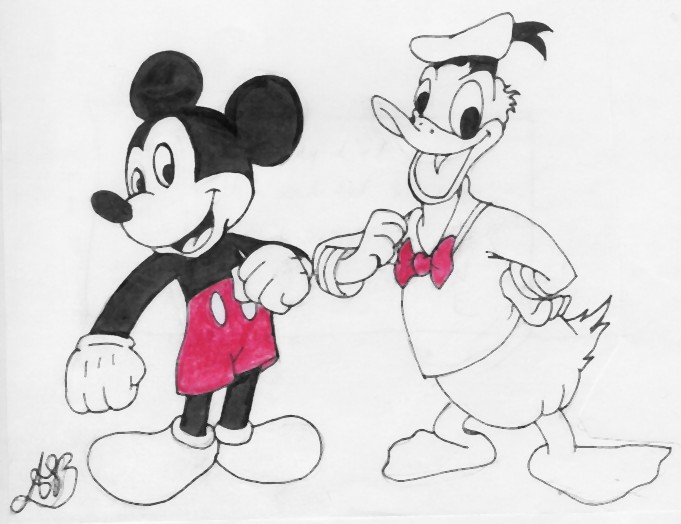 Mickey &amp; Donald by YuriLuvHer