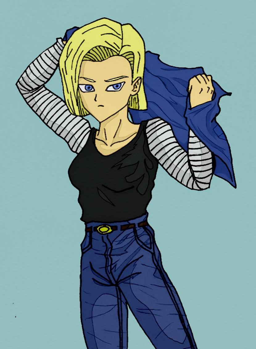 Android 18 by YuriLuvHer