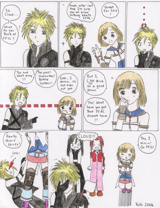Final fantasy funny comic pt. 2 by Yushi