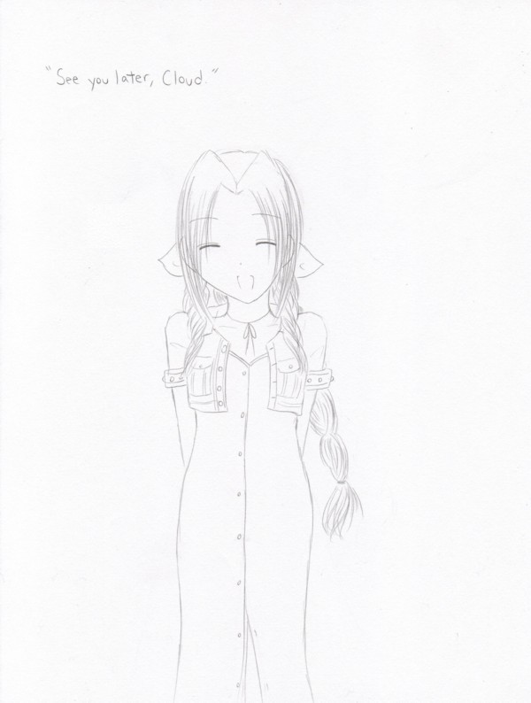 FF7 - Her smile by Yushi