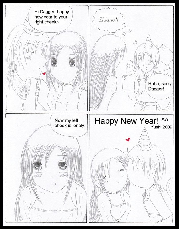 FF9 - New Years comic by Yushi