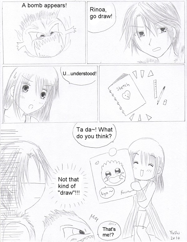 FF8 comic - Drawing by Yushi