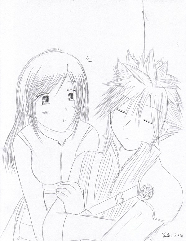 FF7 little scenario by Yushi