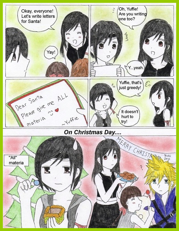 FFAC Christmas comic by Yushi