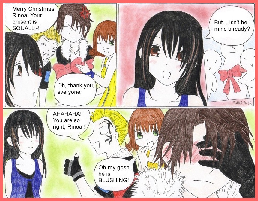 FF8: Christmas present by Yushi