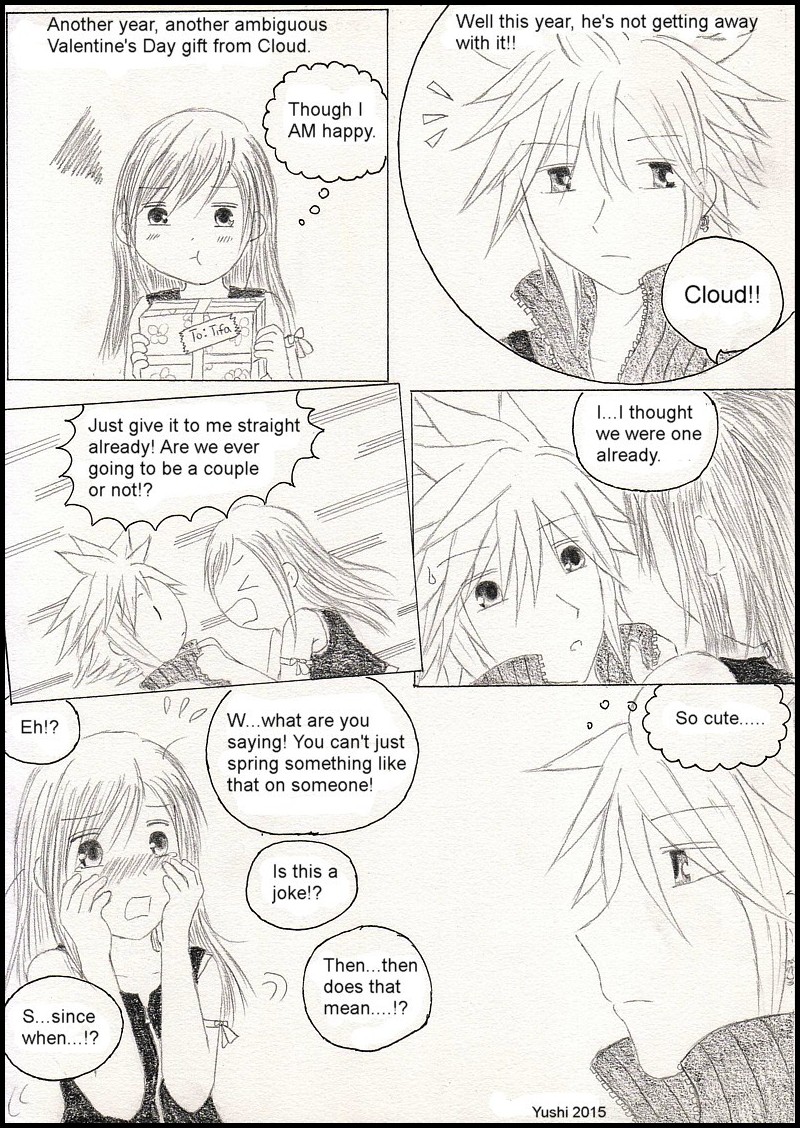 FF7: An 'ambiguous' Valentine's Day by Yushi