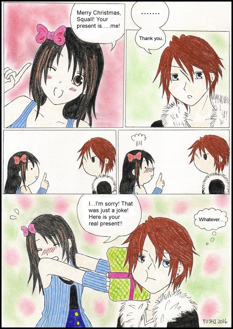 FF8 - Christmas present by Yushi