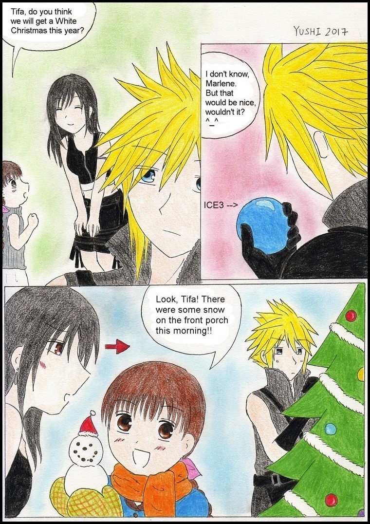 FF7 - White Christmas by Yushi