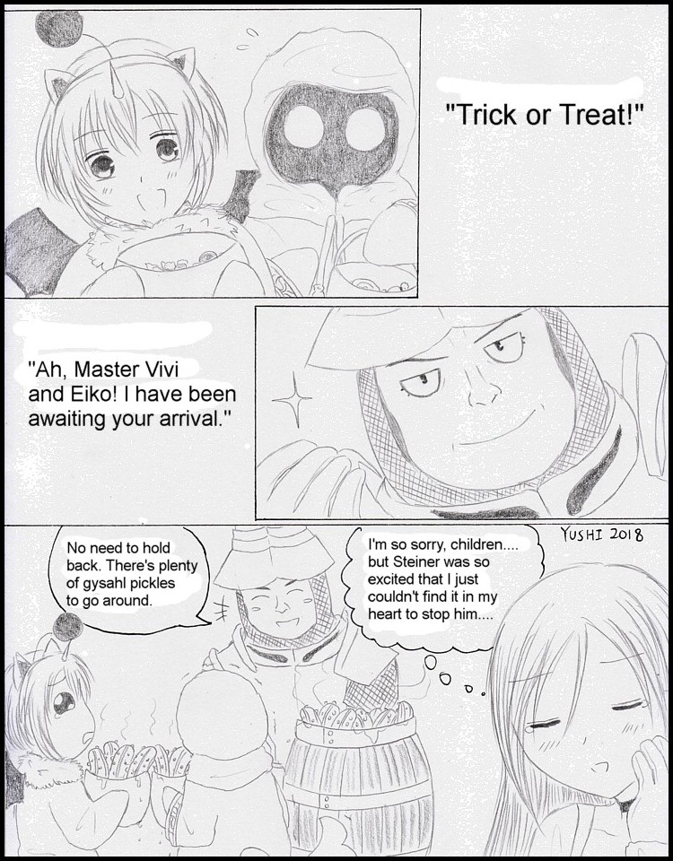 Final Fantasy 9 - Trick or Treating yummies by Yushi