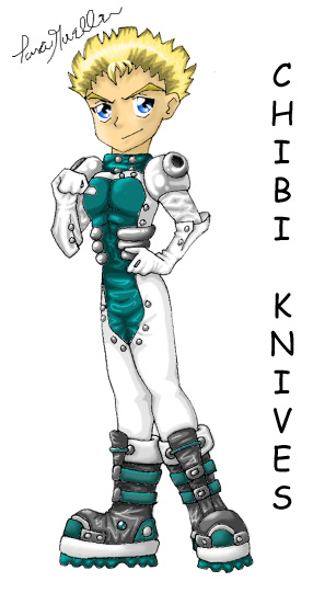 Millions Knives Chibified COLORED by Yusuke_SprtDtctv