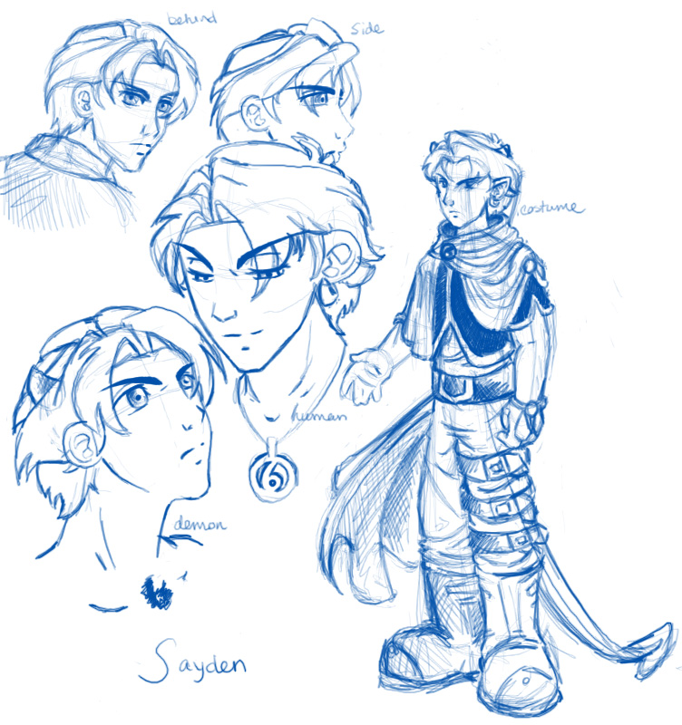 Sayden character concepts by Yusuke_SprtDtctv