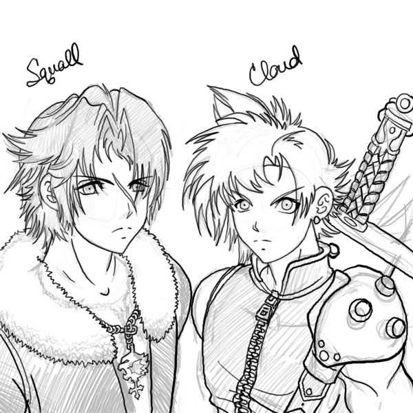 Final Fantasy Bishies by Yusuke_SprtDtctv