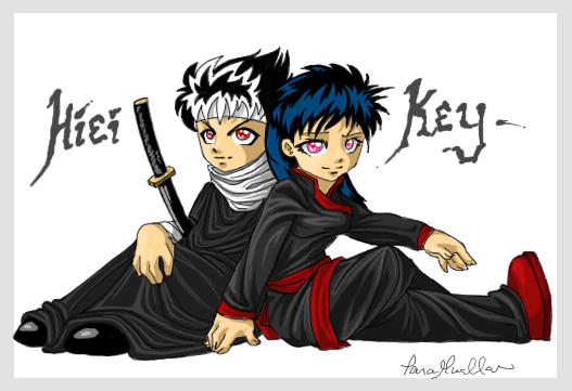 Hiei and Key -- For JaganshiHiei by Yusuke_SprtDtctv