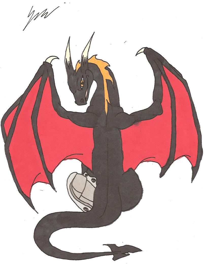 Edward Elrich Dragon Design 1 by yaminogame