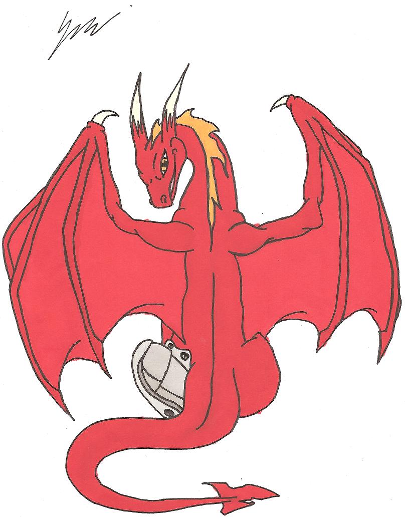 Edward Elrich Dragon Design 2 by yaminogame