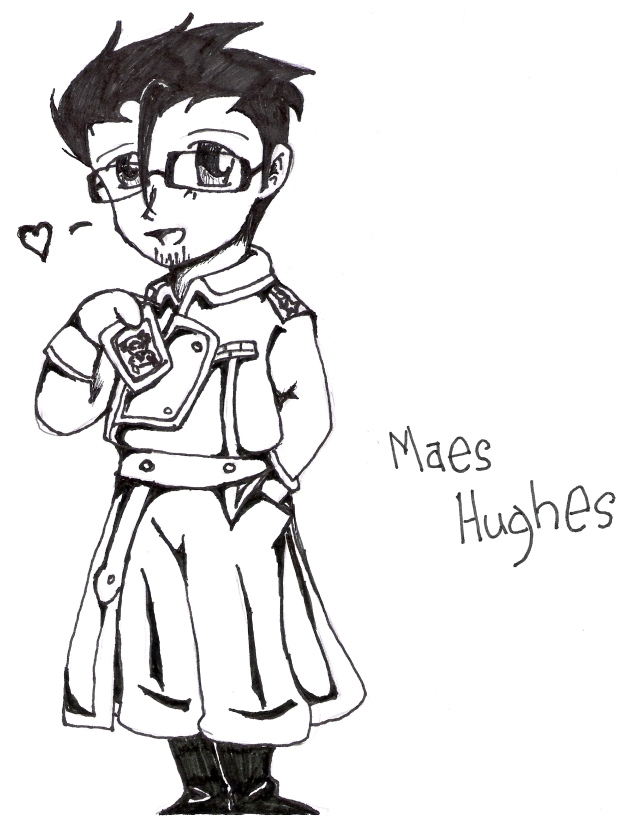Chibi Maes Hughes by yoko_meimei_fox