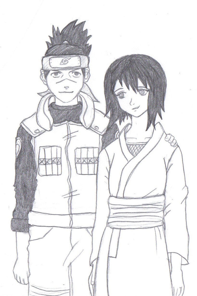 Iruka and Shizune by yokodfb