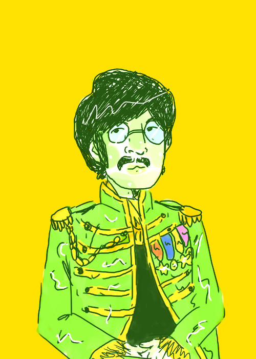 pepper John Lennon by yokolemon