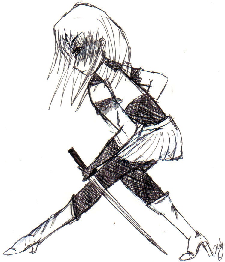 Samurai girl by yrstruley