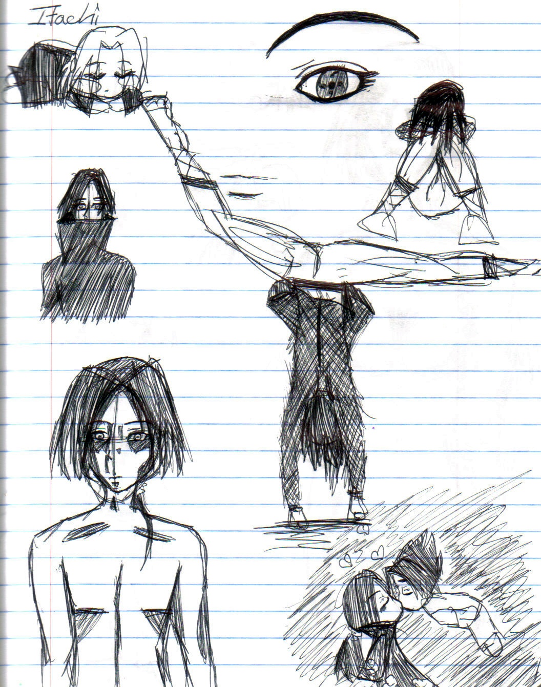 Itachi doodles by yrstruley
