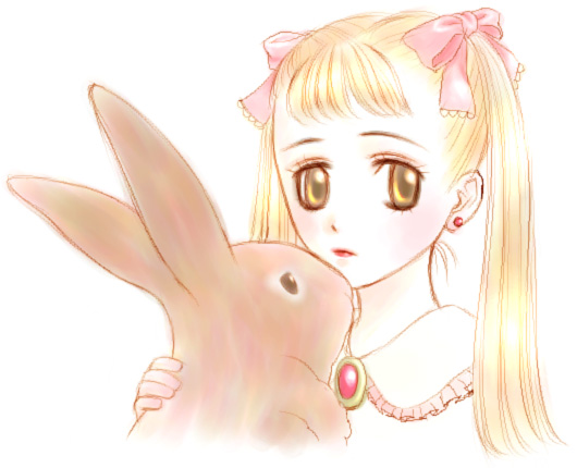 Rabbit &amp; Girl by ysk