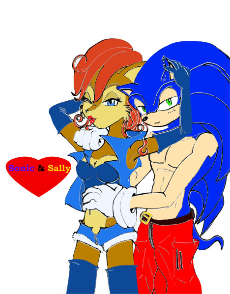 sonic&sally smut ( I don't care if you rate) by yujinakasgirl