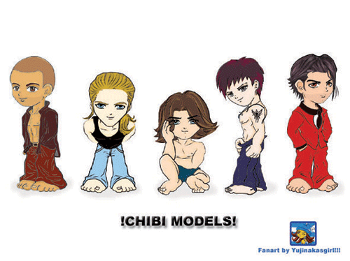 !chibi models! yeaaaaah baby!! by yujinakasgirl