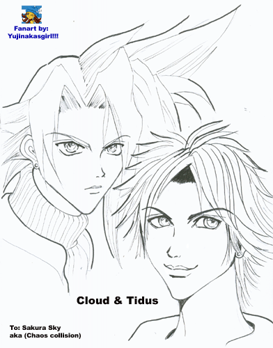 Cloud & Tidus ( what do u think??) by yujinakasgirl