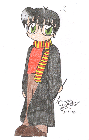 Chibi Harry Potter by yume_no_neko