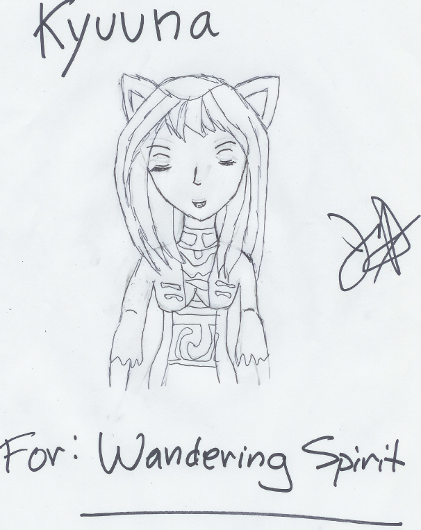 for wandering spirit! kyuuna by yura-san