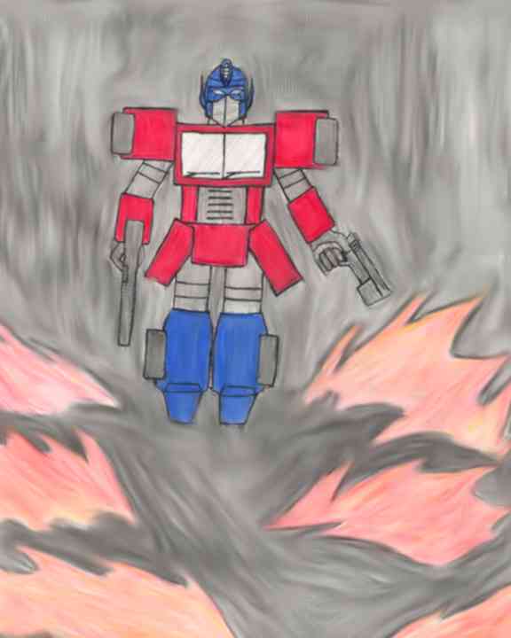 Tribute to Optimus Prime by ZEN
