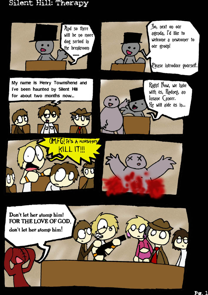Silent Hill Therapy: Page 1 by ZOMGHappyNoodleBoyZOMG