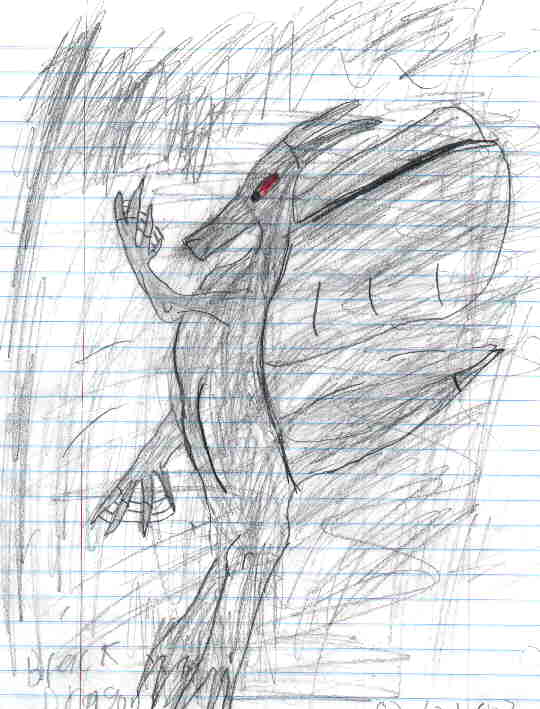 Black Dragon notepaper by ZackaryB