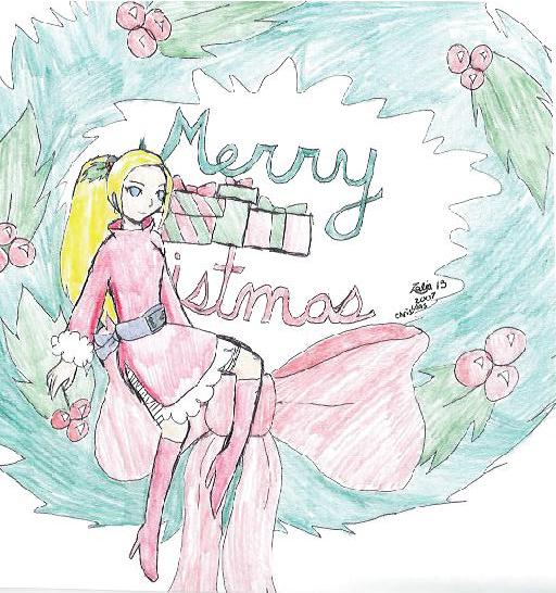 Merry Christmas Kamikazexxniichan by Zalia13