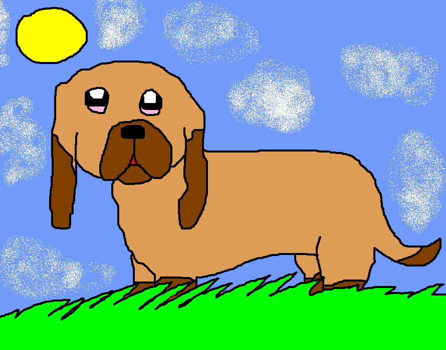 funny hound by Zanna