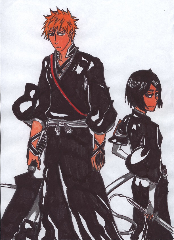 Ichigo and Rukia by ZaronNitro