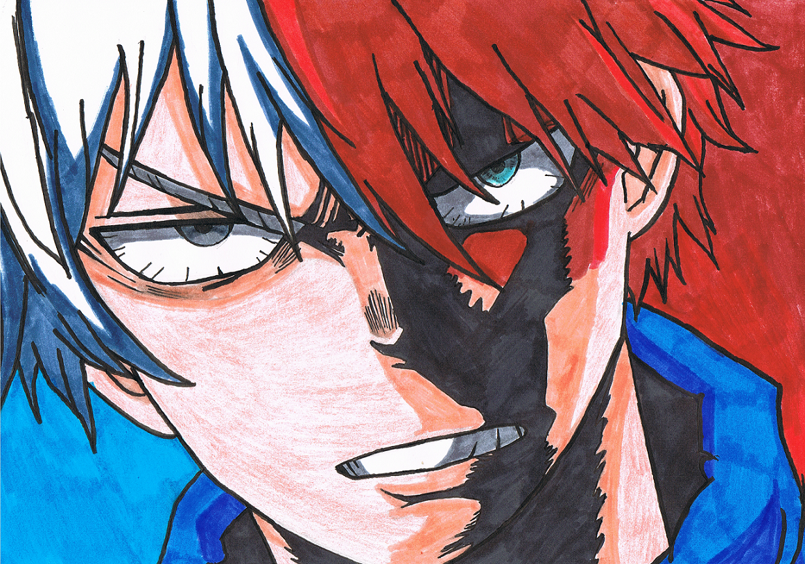 Shoto Todoroki - My Hero Academia by ZaronNitro