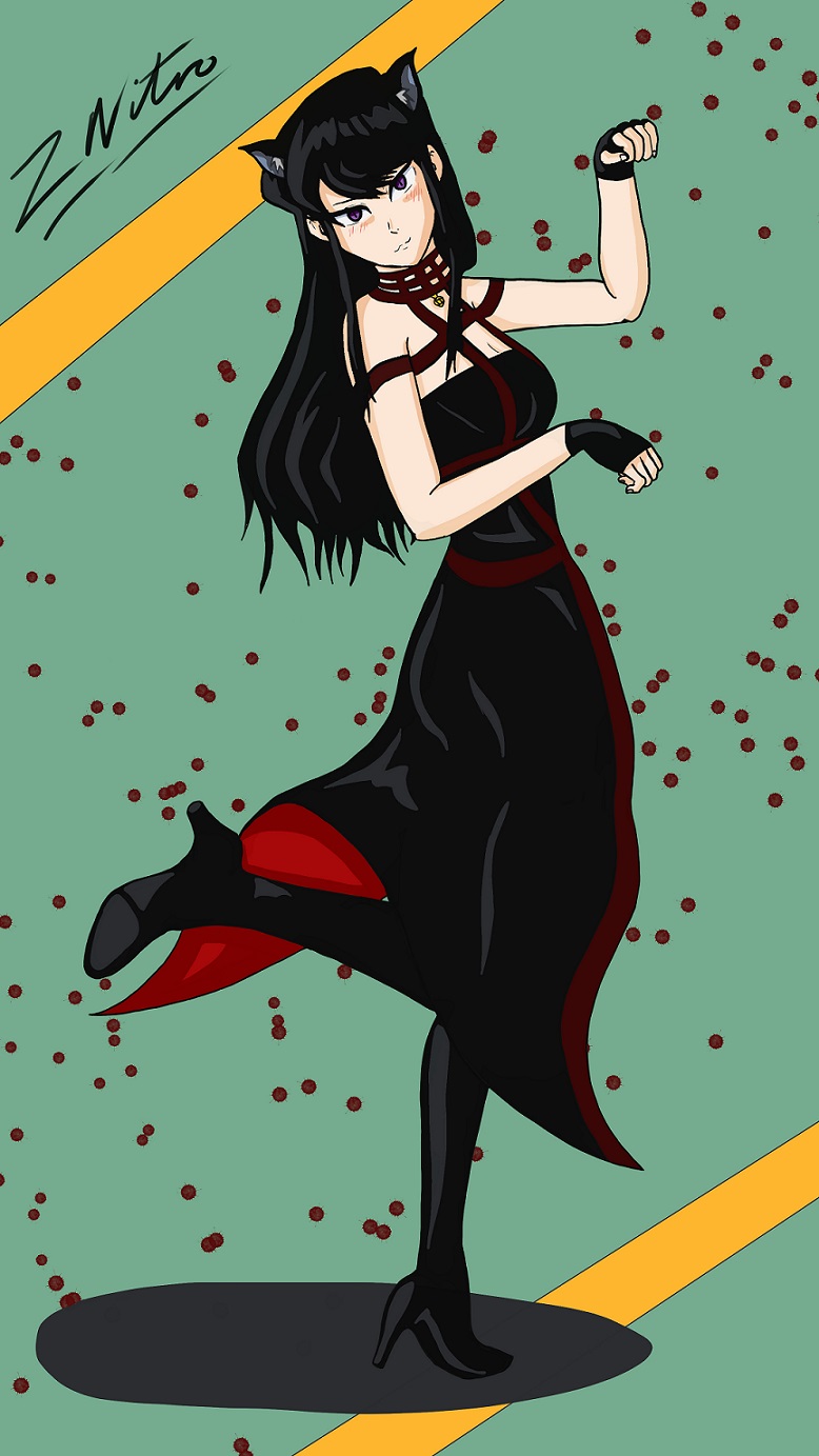 Komi Shouko (Catgirl Assassin) by ZaronNitro